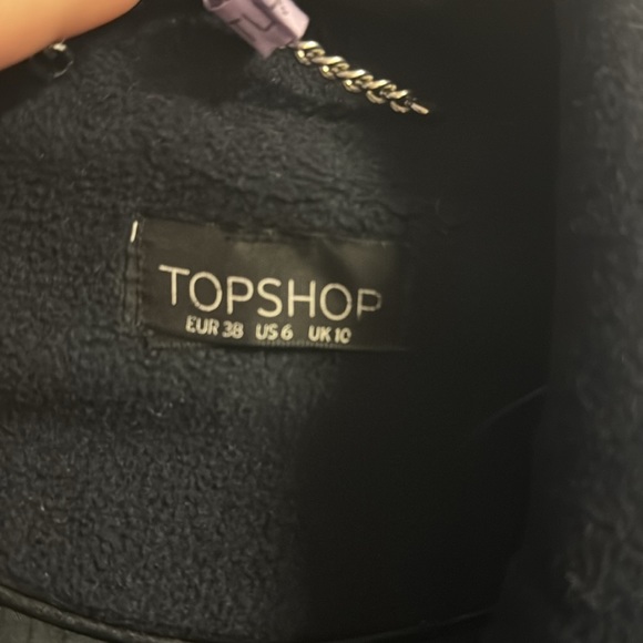 TOPSHOP peacoat navy blue size US6 - Picture 2 of 4